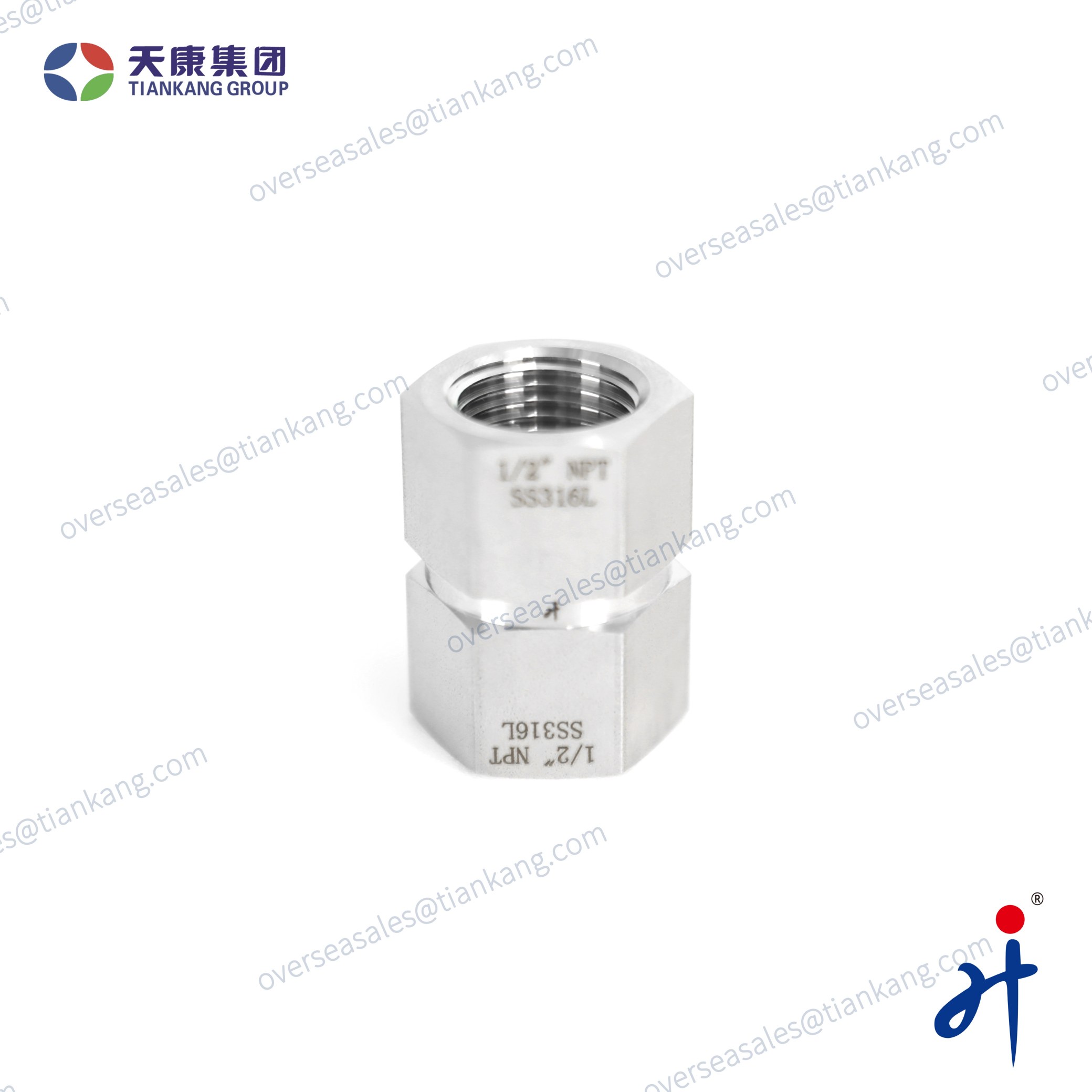 Tiankang Hongji Stainless Steel Hex Couplings Tube Fittings - tiankanginternational