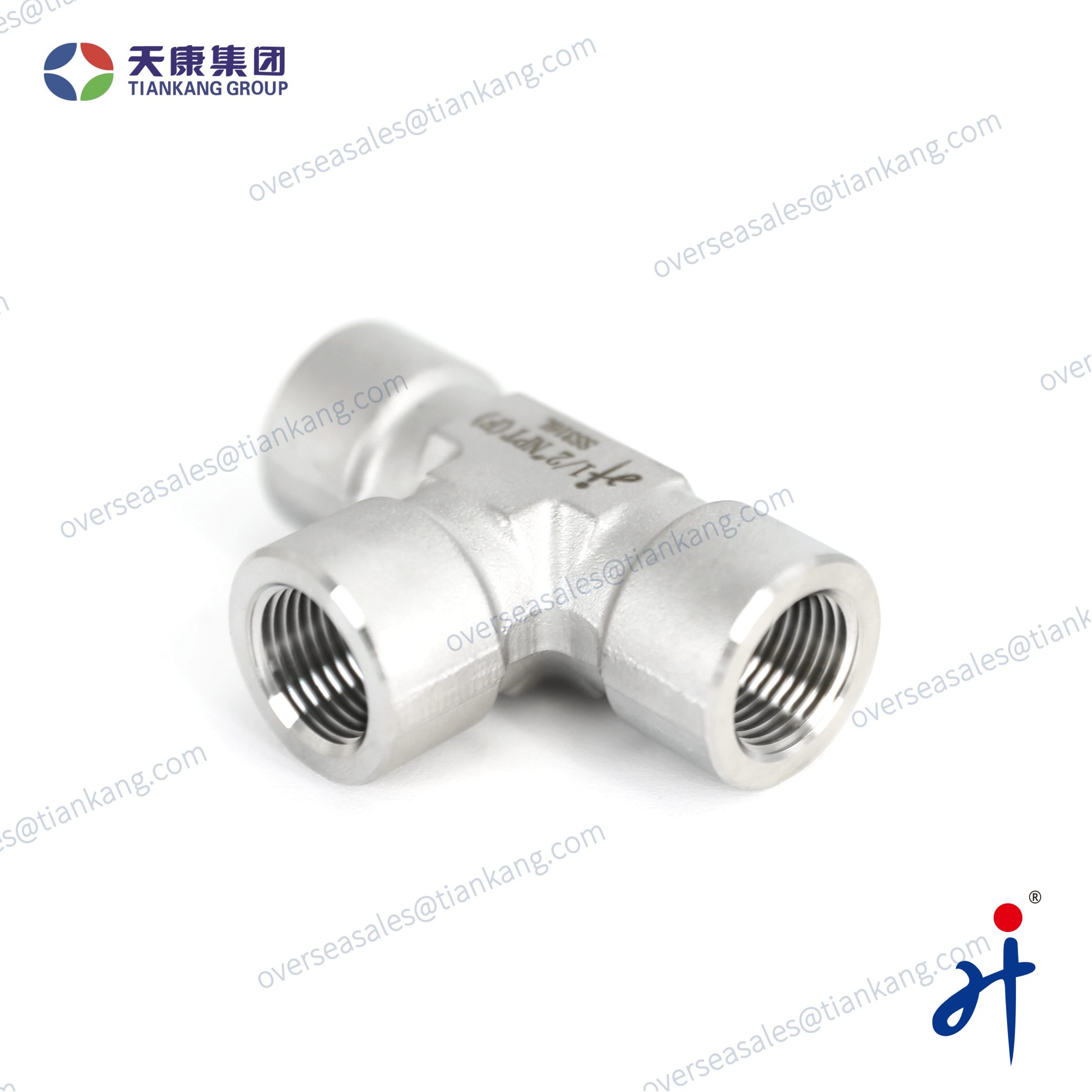 Tiankang Hongji Stainless Steel Female Tees Tube Fittings - tiankanginternational
