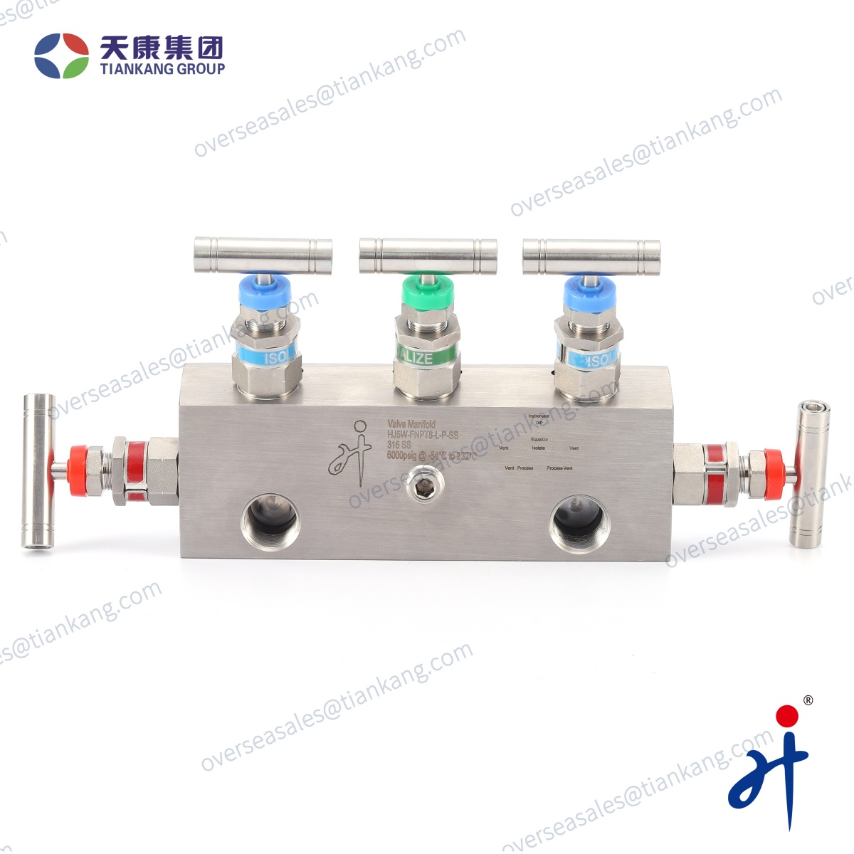 TianKang HongJi Integral Five Valve Manifold(Differential pressure gauge) - tiankanginternational