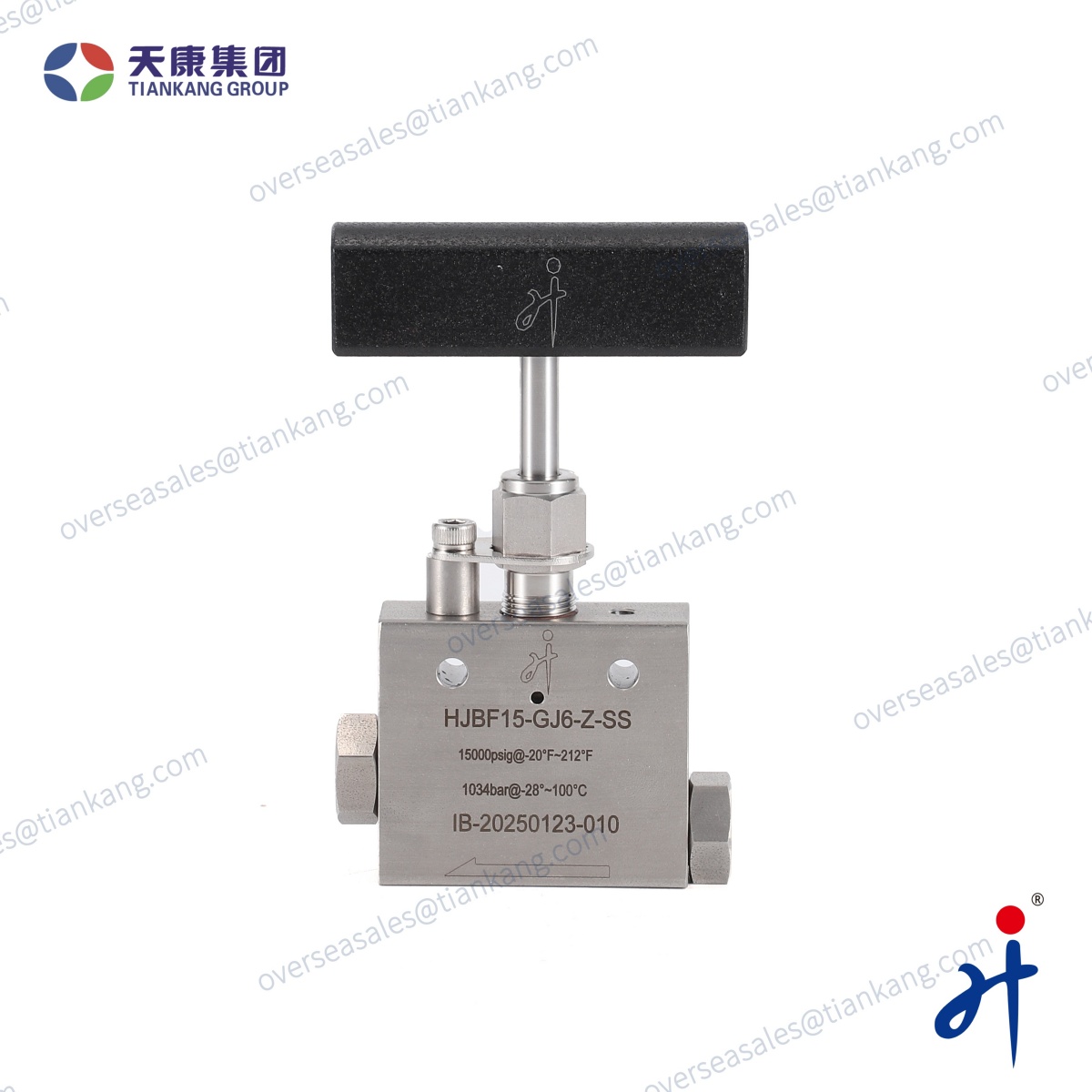 TianKang HongJi High Pressure Needle Valve 15,000psi - tiankanginternational