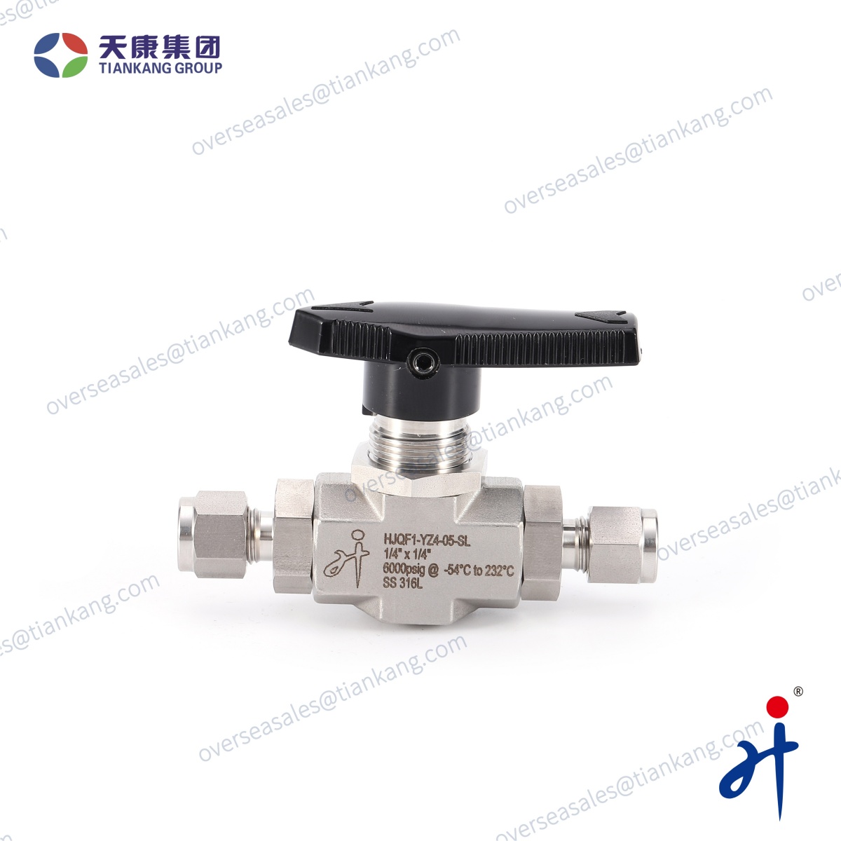 Tiankang Hongji High Performance Ball Valve--Ferrule connection - tiankanginternational