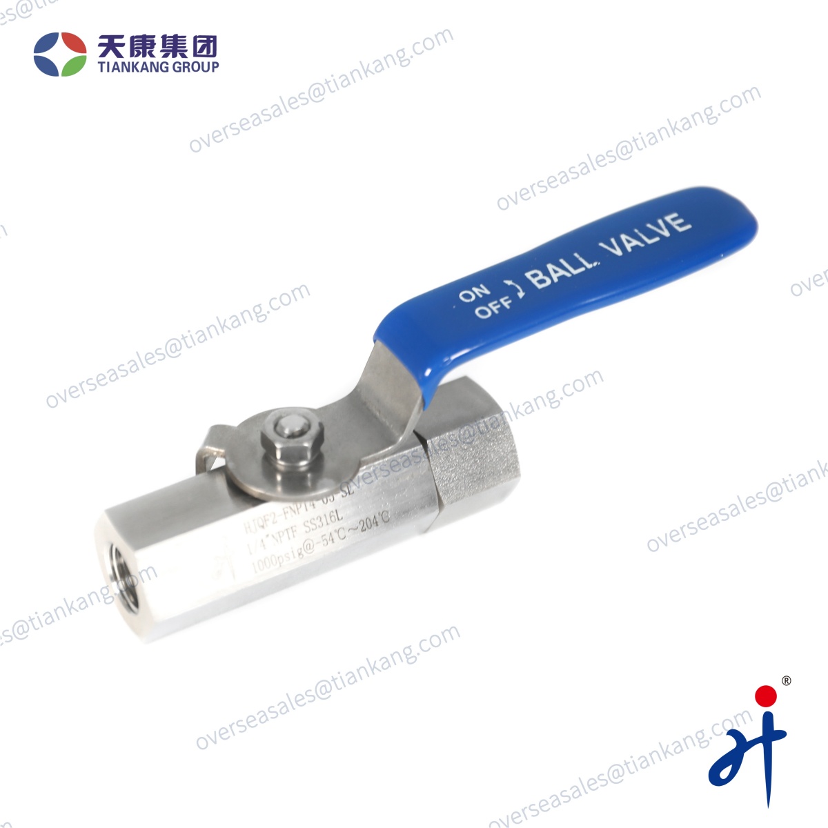 Tiankang Hongji Hex Bar Stock Ball Valves--Thread Connection - tiankanginternational