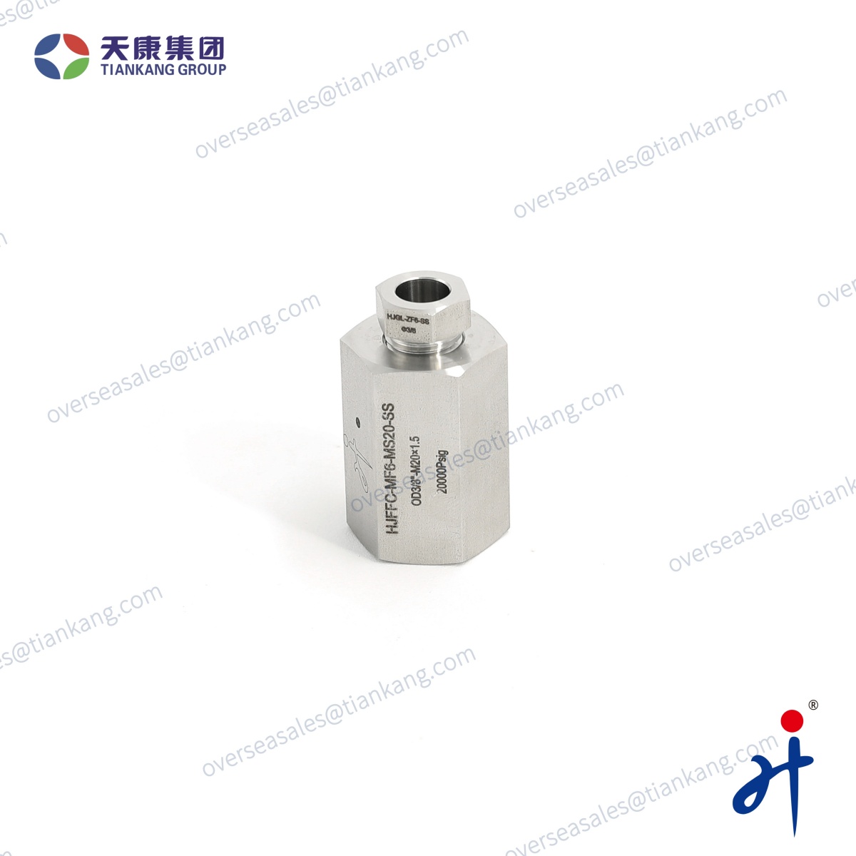 TianKang HongJi High Pressure Female Threaded Compression Fitting | 20000 psi - tiankanginternational