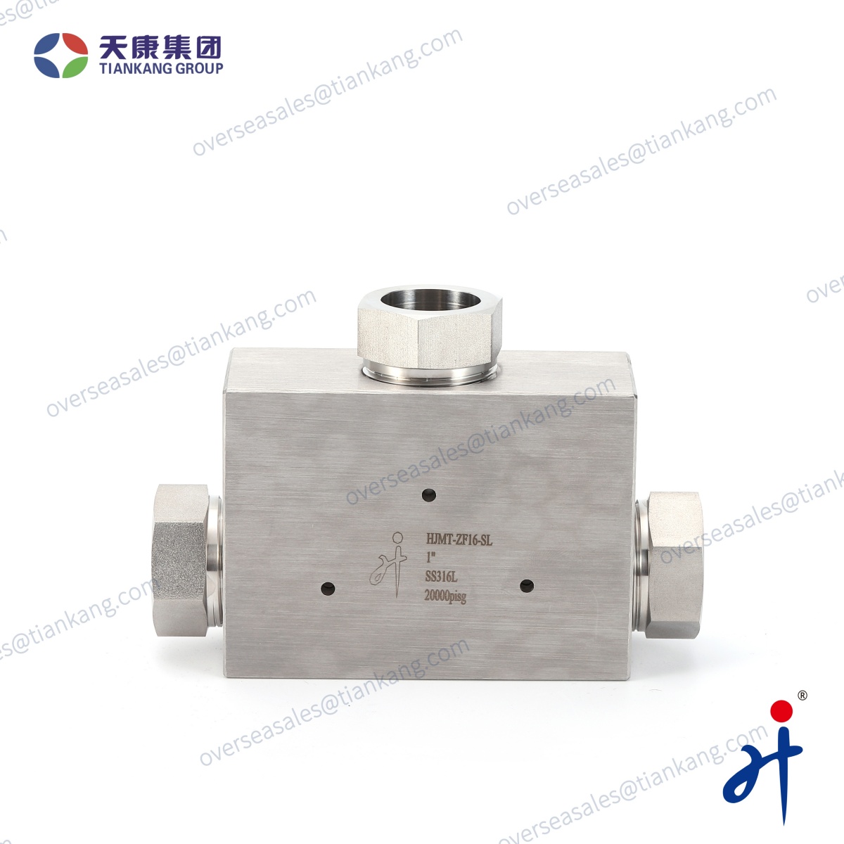 TianKang HongJi Ultra High Pressure Tee Tube Fitting | 20000 psi - tiankanginternational