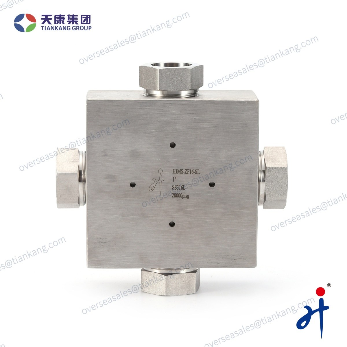 TianKang HongJi Ultra High Pressure Cross Tube Fitting | 20000 psi - tiankanginternational